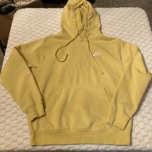 Nike Men's Yellow Hoodie